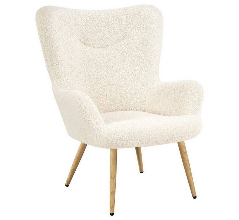 Yaheetech Relaxsessel Loungesessel, Ohrensessel Armsessel Polsterstuhl mit klappbare Rückenlehne von Yaheetech