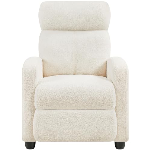 Yaheetech Relaxsessel Fernsehsessel Einzelsofa Ruhesessel mit Verstellbarer Beinablage Liegesessel aus Boucle-Gewebe Elfenbein Yaheetech Relaxsessel Fernsehsessel Einzelsofa Ruhesessel mit Verstellbarer Beinablage Liegesessel aus Boucle-Gewebe Elfenbein von Yaheetech