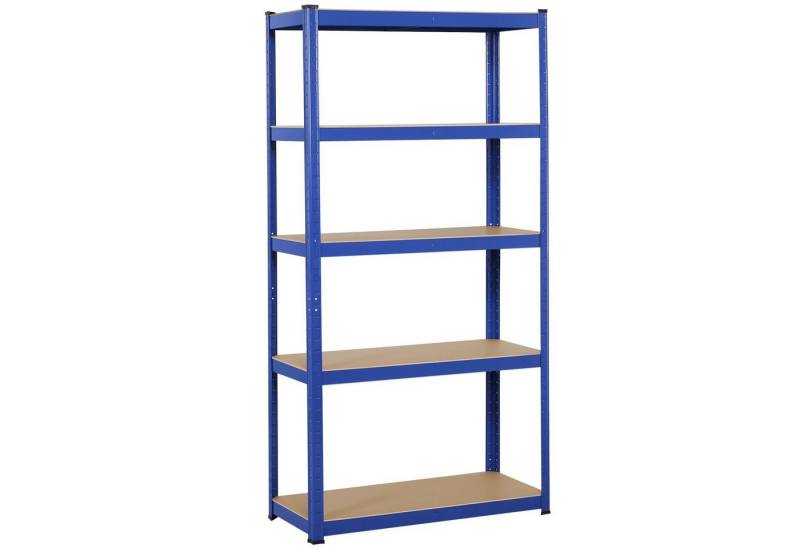 Yaheetech Schwerlastregal 90 x 40 x 180cm, Standregal Lagerregal, verstellbare Regalböden, belastbar bis 875kg von Yaheetech