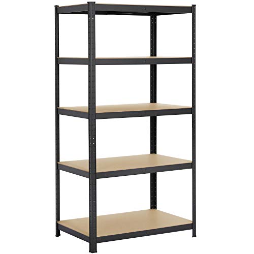 Yaheetech Schwerlastregal 180 x 90 x 60 cm Lagerregal 5 Böden Metall Regal Max. Belastbarkeit : 875kg von Yaheetech