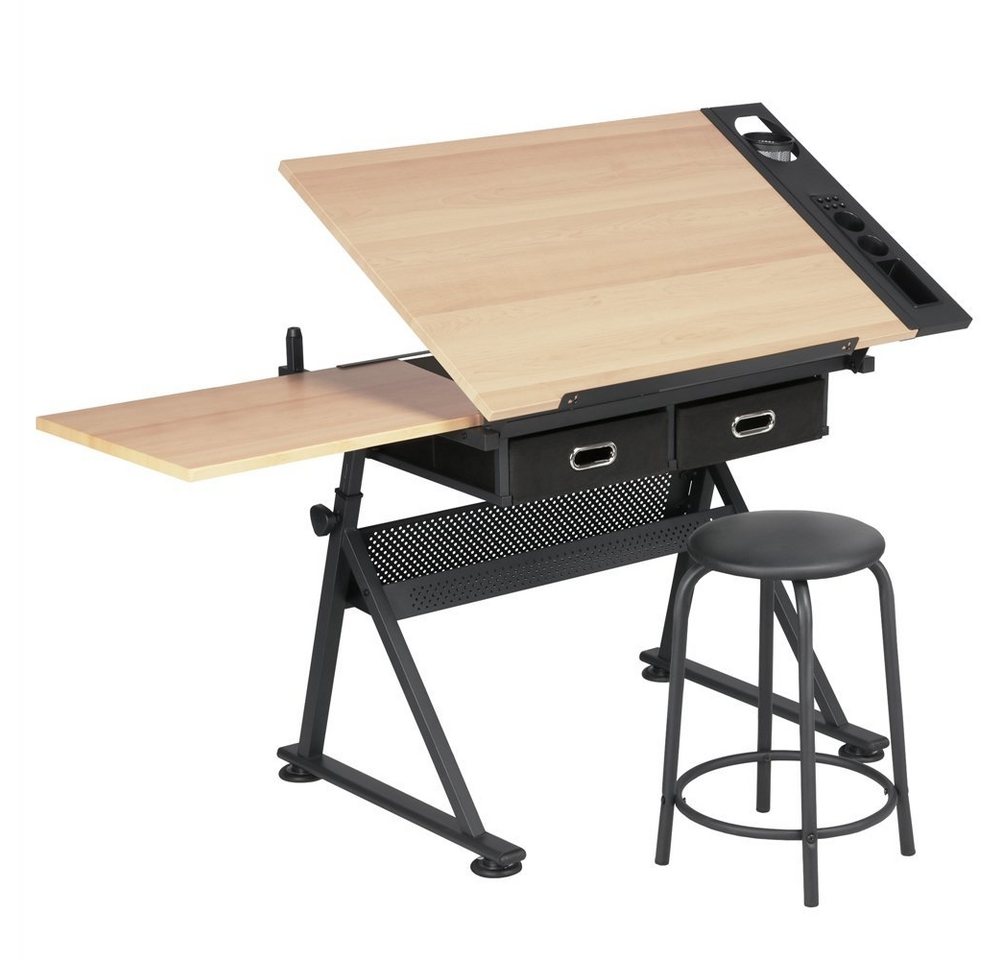 Yaheetech Zeichentisch, Architektentisch mit Verstellbarer Tischplatte Yaheetech Zeichentisch, Architektentisch mit Verstellbarer Tischplatte von Yaheetech