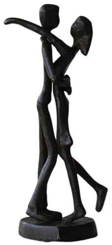 Yahu Lando Eisenskulptur, Heimdekoration, Eisen 6. für Paare, Jubiläumsstatue, Geschenke, Kunst, Metallstatue, abstrakte moderne Akzente, schwarzes Metall, Paar-Skulptur, Geschenk für Paare und Yahu Lando Eisenskulptur, Heimdekoration, Eisen 6. für Paare, Jubiläumsstatue, Geschenke, Kunst, Metallstatue, abstrakte moderne Akzente, schwarzes Metall, Paar-Skulptur, Geschenk für Paare und von Yahu Lando