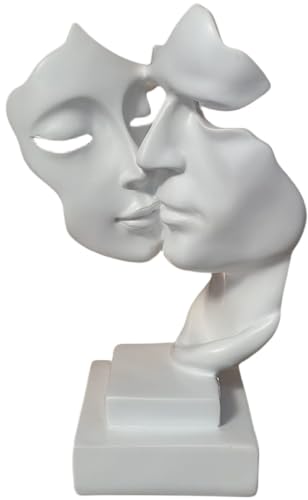 Yahu Lando Skulptur für Paare, weiße Denker, Kunstharz-Statue, Ornamente, Stille ist Gold, abstrakte Kunstfigur, Skulpturen, Wohnzimmer-Schreibtisch-Dekorationen, Bücherregal-Deko-Objekte Yahu Lando Skulptur für Paare, weiße Denker, Kunstharz-Statue, Ornamente, Stille ist Gold, abstrakte Kunstfigur, Skulpturen, Wohnzimmer-Schreibtisch-Dekorationen, Bücherregal-Deko-Objekte von Yahu Lando