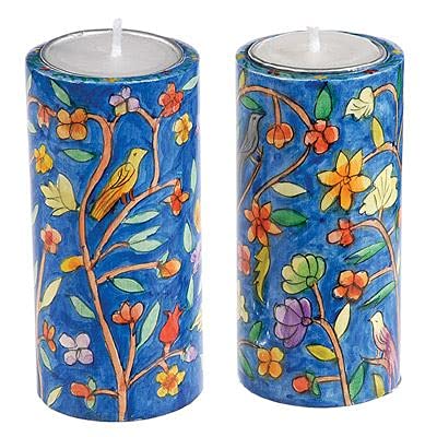 Yair Emanuel Big Round Candlesticks - Oriental von Yair Emanuel