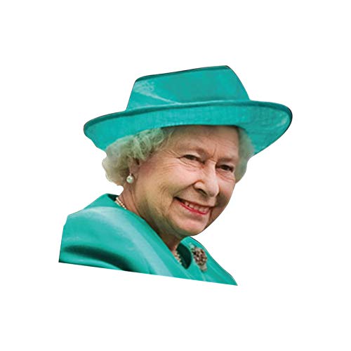 Yajimsa Autofenster Aufkleber - Tod von Königin Elizabeth II - Glas Auto-Fensteraufkleber Wasserdicht Personalisierte Queen Elizabeth, 9. Sept. 2022 - Queen Elizabeth II 1926-2022 Death Tri-bute von Yajimsa