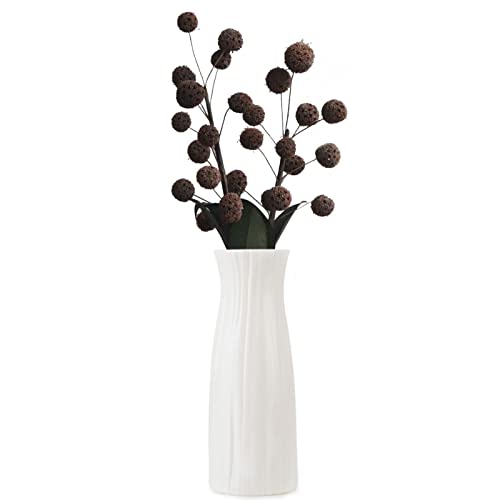 Yajimsa Blumenvase aus Kunststoff | Kleine dekorative Blumenvase Knospe,Moderne Kunst-Blumenbehälter, attraktiver minimalistischer nordischer Stil für Heimdekoration von Yajimsa