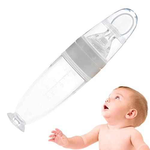 Yajimsa Quetschfutterspender aus Silikon für Lebensmittel - Futterautomat für Babynahrung - BPA-freie Babynahrungsflasche Squeeze Feeder Baby-Fütterungszubehör Schnuller für Kleinkinder, Säuglinge von Yajimsa