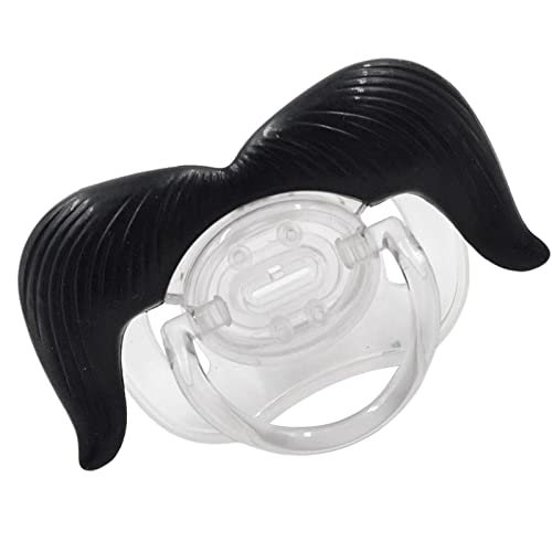 Yajimsa Schnurrbart-Schnuller | Perfektes Babyparty-Geschenk für kleine Jungen oder Mädchen - Niedlicher Gentleman-Schnurrbart entworfene Baby-Schnuller zur Beruhigung neugeborener Babys von Yajimsa