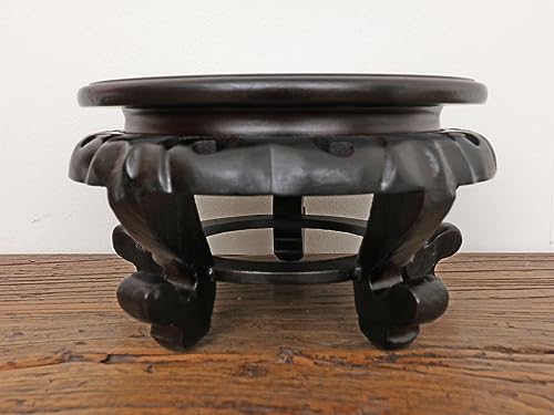 Yajutang Holzsockel Untersetzer Kleiner Tisch Ø17 cm von Yajutang