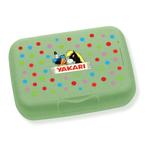 Yakari Brotdose, kleiner Donner, grün, Brotbox für Kinder, ideal fürs Pausenbrot von Yakari