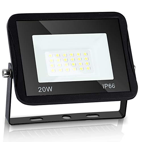 Yakimz LED Strahler Flutlicht Außen, 20W LED Scheinwerfer 3000K Warmweiß Fluter 1700LM Superhell Außenstrahler IP66 Wasserdicht, 120 ° Außenbeleuchtung, Scheinwerfer für Garten, Garage, Hotel, Hof Yakimz LED Strahler Flutlicht Außen, 20W LED Scheinwerfer 3000K Warmweiß Fluter 1700LM Superhell Außenstrahler IP66 Wasserdicht, 120 ° Außenbeleuchtung, Scheinwerfer für Garten, Garage, Hotel, Hof von Yakimz