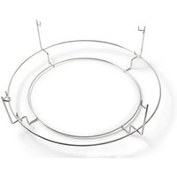 Yakiniku Grillrosterhöhung, Edelstahl, für 19" Kamado - silberfarben Yakiniku Grillrosterhöhung, Edelstahl, für 19" Kamado - silberfarben von Yakiniku