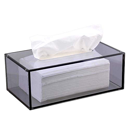 Rechteckiger Tissue Acrylkasten,Gesicht Acryl Tissue Box Abdeckung Serviette Dispenser Kosmetiktuchbox Für Business Hotel TB002 grau Rechteckiger Tissue Acrylkasten,Gesicht Acryl Tissue Box Abdeckung Serviette Dispenser Kosmetiktuchbox Für Business Hotel TB002 grau von Yakri