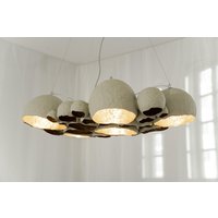 Pappmaché Lampe Bavovna S Pendelleuchte Pappmaché Lampe Bavovna S Pendelleuchte von YalanzhiObjects