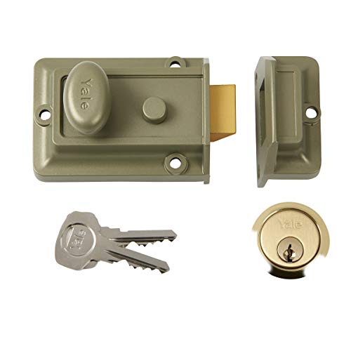 Yale B-77-ENB-PB-60 Traditioneller Nachtriegel, Standard-Sicherheit, Nickel-Messing-Oberfläche, 60 mm Yale B-77-ENB-PB-60 Traditioneller Nachtriegel, Standard-Sicherheit, Nickel-Messing-Oberfläche, 60 mm von Yale