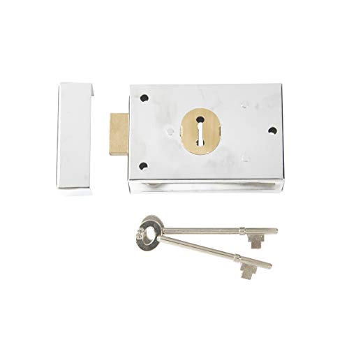 Yale Locks P402 Riegelschloss 62 x 76 mm Chrom-Finish von Yale