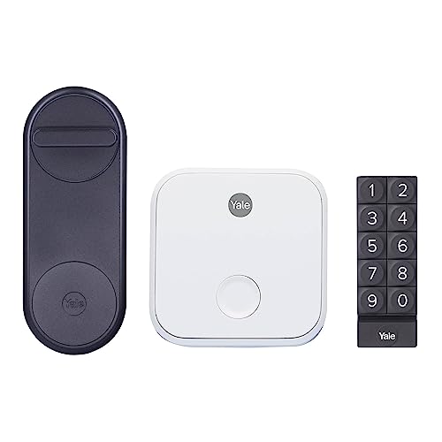 Yale Schwarz Linus Smart Lock - silbernes, sicheres Türschloss inkl. WiFi-Bridge und Keypad, kompatibel mit Amazon Alexa, Apple HomeKit, Google Home Yale Schwarz Linus Smart Lock - silbernes, sicheres Türschloss inkl. WiFi-Bridge und Keypad, kompatibel mit Amazon Alexa, Apple HomeKit, Google Home von Yale