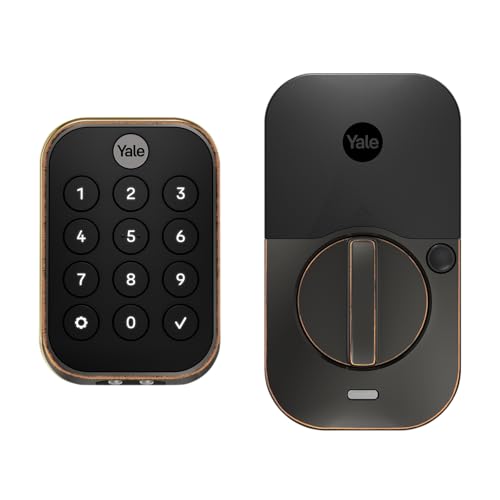 Yale Security Assure Lock 2, Schlüsselloses Tastenfeld Schloss mit Bluetooth, ölgeriebene Bronze von Yale