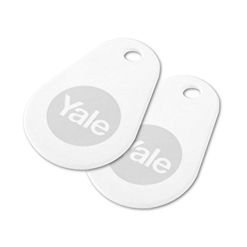 Yale Smart Living p-yd-01-con-rfidt-wh Tür Lock Key Tags, weiß, Set von 2 Stück von Yale