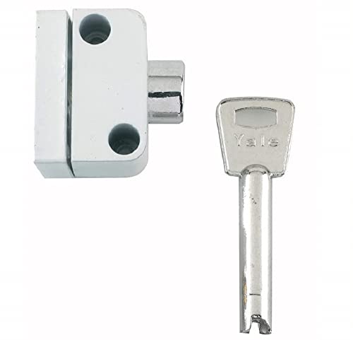 8 K102 Push Button V-Fenster Lock Locks mit weißem Finish in Sichtverpackung von Yale
