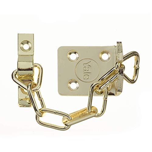 YALE Ws6 Security Door Chain - Electro Brass Finish von Yale
