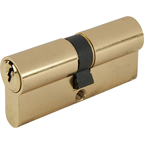 YALE X6 Kitemark Euro Double Cylinder 40 X 45 (95mm) Polished Brass Visi von Yale