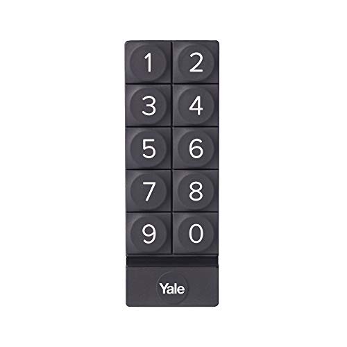 Yale Smart Keypad (05/301000/BL) – Schwarze digitale Smart Lock-Tastatur für Linus mit One-Touch-Verriegelung von Yale