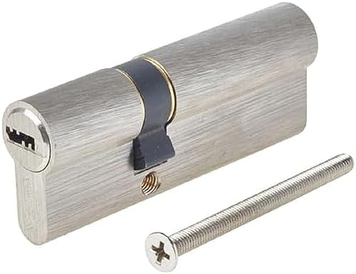 Yale Serie 1000 Europrofil-Zylinder 2er-Set gleichschließend Doppelzylinder mit Not- und Gefahrenfunktion 30/30 mm Satin Nickel: Hoher Schutz, ideal für Haus- und Wohnungstüren, inkl. 4 Schlüssel von Yale