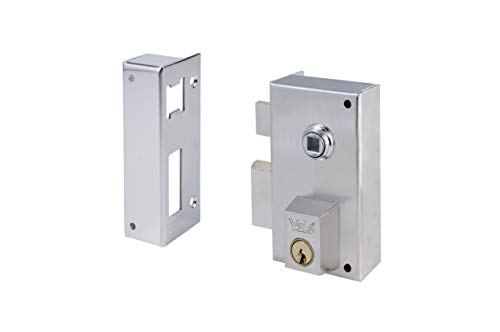 Yale 3012000 56B60IHN Standard-Schloss, vernickelt, Entrada 35 mm von Yale
