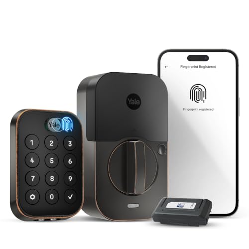 Yale Assure Lock 2 Touch Riegel, ölgeriebenes Bronze, schlüsselfrei, intelligentes Türschloss mit Z-Wave (ZW3) verbundener Touchscreen-Tastatur für Codeeingabe und Fernzugriff, YRD430-F-ZW3-0BP von Yale