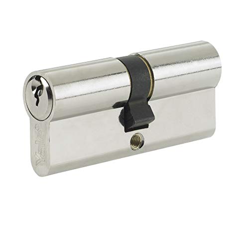 Yale B-ED3545-SNP Euro Double Cylinder, 3 Keys Supplied, Standard Security, Boxed, Suitable for All Door Types, Nickel Finish, 35:10:45 (90 mm) von Yale