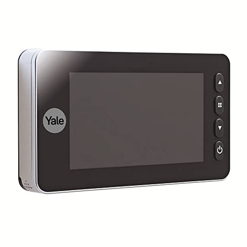Yale Digitaler Türspion Auto Imaging- 5800 - Silber - Erfasst Bilder/Videos - integrierte Türklingel - Live-Ansicht - Bewegungserkennung - Silber von Yale