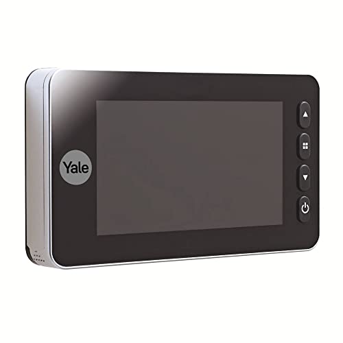 Yale Digital Door Viewer Auto Imaging- 5800 - Silber - Aufgenommen Bilder/Videos - Integrierte Türklingel - Live -Betrachtung - Bewegungserkennung - Silber von Yale