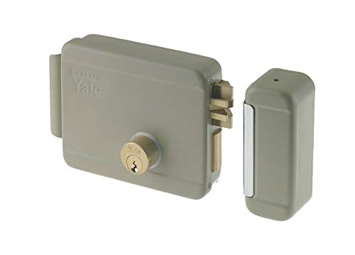 Yale Elektroschloss mit Dach – Verzinkt – 38x130x106 mm – Außenzylinder – Speziell für Türen mit Überdachung Yale Elektroschloss mit Dach – Verzinkt – 38x130x106 mm – Außenzylinder – Speziell für Türen mit Überdachung von Yale