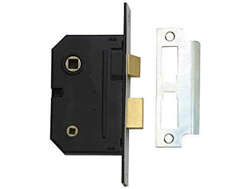 Yale Essentials Türschloss mit 3-Hebel-Verriegelung, hohe Qualität, 64 mm, YES-BL-CH-64 0W von Yale