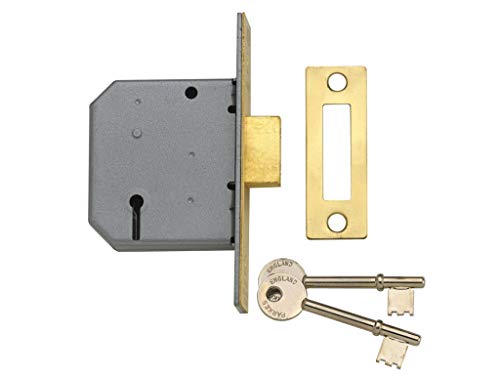 Yale 650322205025 3 Hebel Einsteckschloss Standard Sicherheit, Messing-Finish, 3 Inch/76 mm Yale 650322205025 3 Hebel Einsteckschloss Standard Sicherheit, Messing-Finish, 3 Inch/76 mm von Yale