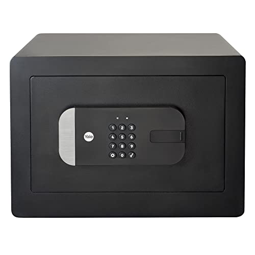 Yale Smart Safe - YSS/250/EB1 - Hohe Sicherheit - Gesicherte Tür - Heimtresor - Fernzugriff - Teilen von Zugangscodes - LCD-Tastatur-Kombisafe - geeignet für Schmuck und Dokumente von Yale