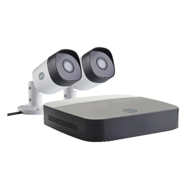 Yale Uberwachungskamera-Set Smart-Home CCTV mit Recorder 1TB & 2 Outdoor-Kameras von Yale