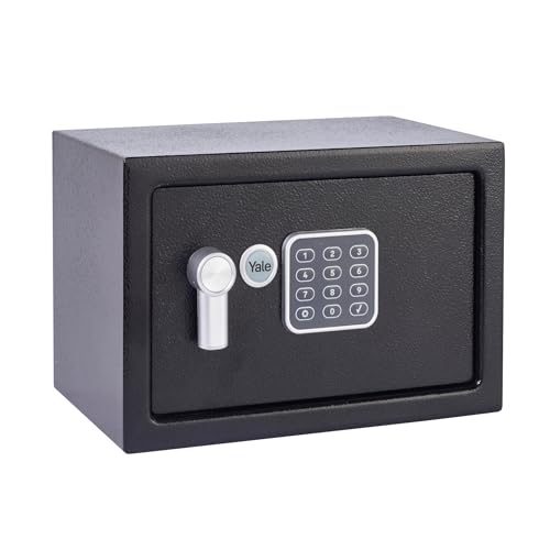 Yale Coffre-Fort Alarme à Serrure Electronique 100 000 Combinaisons, A Poser et Sceller - Sirène 130dB, Noir, 20 x 31 x 20 cm (8,6 L) Yale Coffre-Fort Alarme à Serrure Electronique 100 000 Combinaisons, A Poser et Sceller - Sirène 130dB, Noir, 20 x 31 x 20 cm (8,6 L) von Yale
