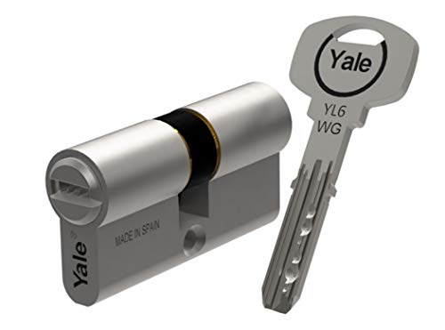 Yale YL63040HN Antibumping Sicherheitszylinder, 30 x 40 mm, vernickelt von Yale