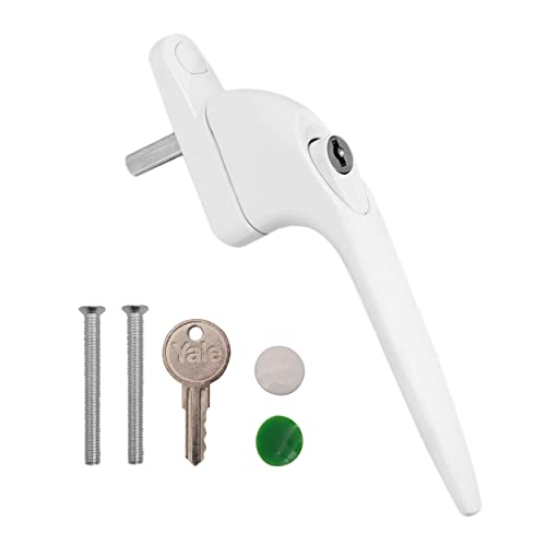 Yale YES-WHMS-WH Multi Spindel Essentials Fenstergriff, UPVC, mit Mehreren Spindeln, Weiß von Yale