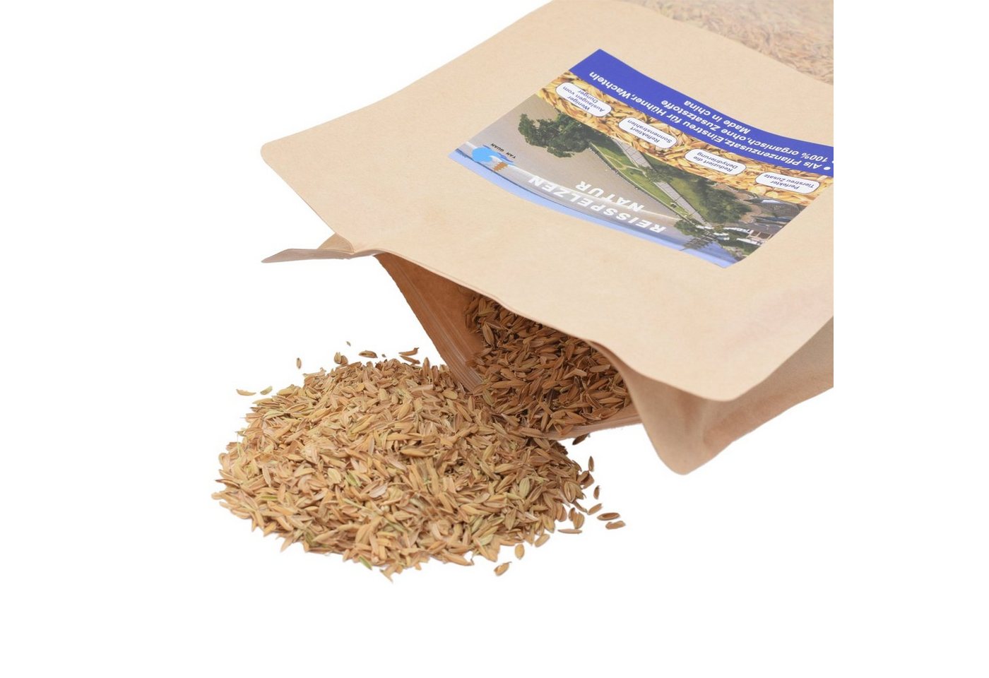 Yalion Universaldünger Reisspelzen 2L - fertilizer,Füllstoff, Sonnenschutzmaterial für Gemüse, Organische Düngemittel, Lagerung zerbrechlicher Produkte von Yalion