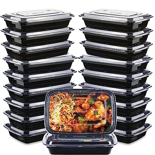 Yalixuan Essensvorbereitungsbehälter, wiederverwendbar, 1 Fach, BPA-frei, wiederverwendbare Frischhaltedosen mit Deckel, stapelbare Salat-Lunchbox, 20 Stück, 22x15x5cm, Klassisch, Meal Prep Container Yalixuan Essensvorbereitungsbehälter, wiederverwendbar, 1 Fach, BPA-frei, wiederverwendbare Frischhaltedosen mit Deckel, stapelbare Salat-Lunchbox, 20 Stück, 22x15x5cm, Klassisch, Meal Prep Container von Yalixuan