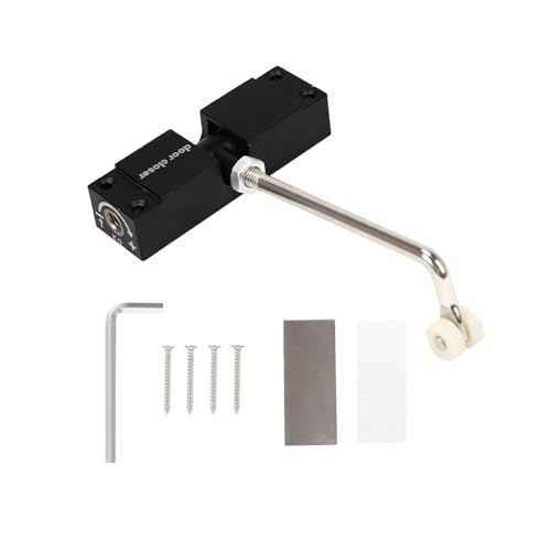 Yallmie Automatischer Türschließer, Automatische Türschließer Gartentor mit 4 Schrauben und Einstellhebel, Einstellbar Gartentorschließer für Innen und außen, bis zu 68 kg und 58 bis 102cm (Schwarz) Yallmie Automatischer Türschließer, Automatische Türschließer Gartentor mit 4 Schrauben und Einstellhebel, Einstellbar Gartentorschließer für Innen und außen, bis zu 68 kg und 58 bis 102cm (Schwarz) von Yallmie