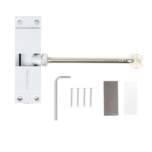 Yallmie Automatischer Türschließer, Automatische Türschließer Gartentor mit 4 Schrauben und Einstellhebel, Einstellbar Gartentorschließer für Innen und außen, bis zu 68 kg und 58 bis 102cm (Weiß) Yallmie Automatischer Türschließer, Automatische Türschließer Gartentor mit 4 Schrauben und Einstellhebel, Einstellbar Gartentorschließer für Innen und außen, bis zu 68 kg und 58 bis 102cm (Weiß) von Yallmie