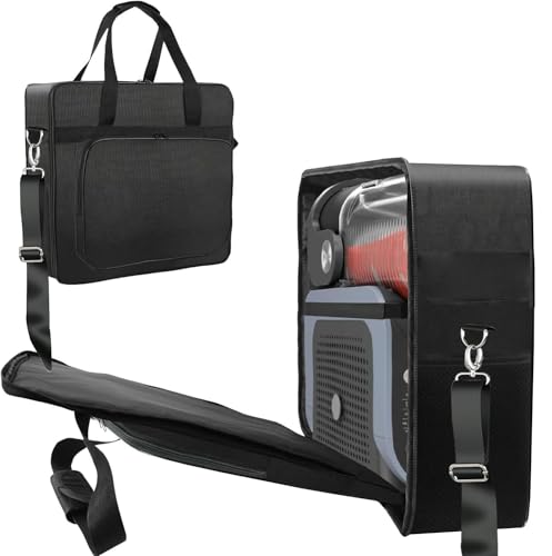 Yallmie Slush Maschine Aufbewahrungstasche für Ninja Slushie FS301, 48x17x44.5cm Slush Maschine Tasche mit Griffen, Frontfach und Mesh Seitentaschen, Wasserdicht Oxford Stoff Transporttasche von Yallmie