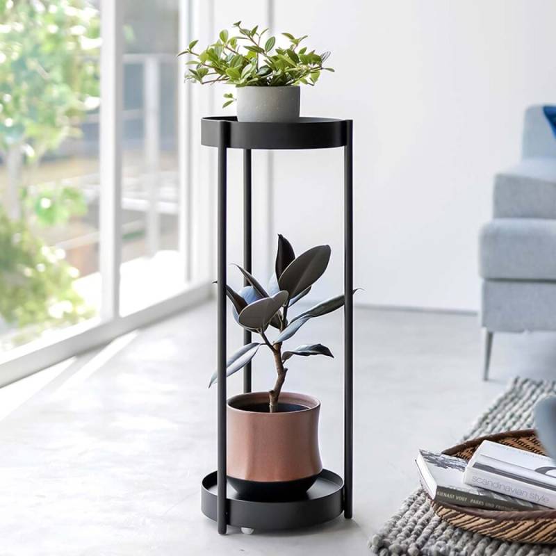 Pflanzenregal 26x70x25cm "Tower" schwarz Yamazaki Home 4367 von Yamazaki
