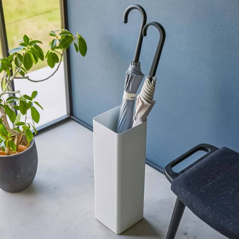 Regenschirmständer Design weiß klein Yamazaki Home "Smart" 15x15x48cm von Yamazaki