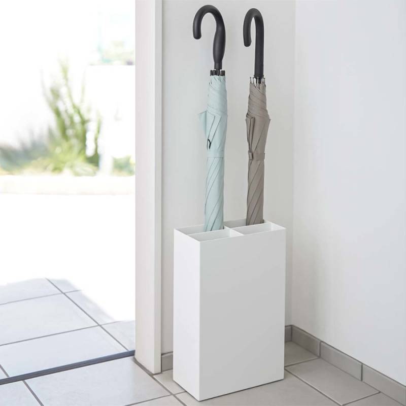 Regenschirmständer Design weiß klein Yamazaki Home "Smart" 23x36x12cm von Yamazaki