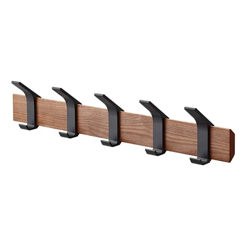 Wall coat rack - Rin - brown von YAMAZAKI